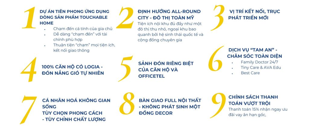 9 điểm nổi bật