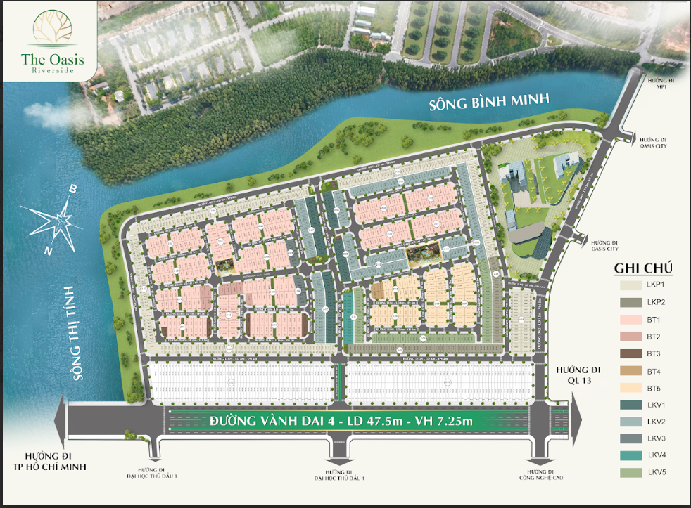 MB tổng thể The Oasis Riverside
