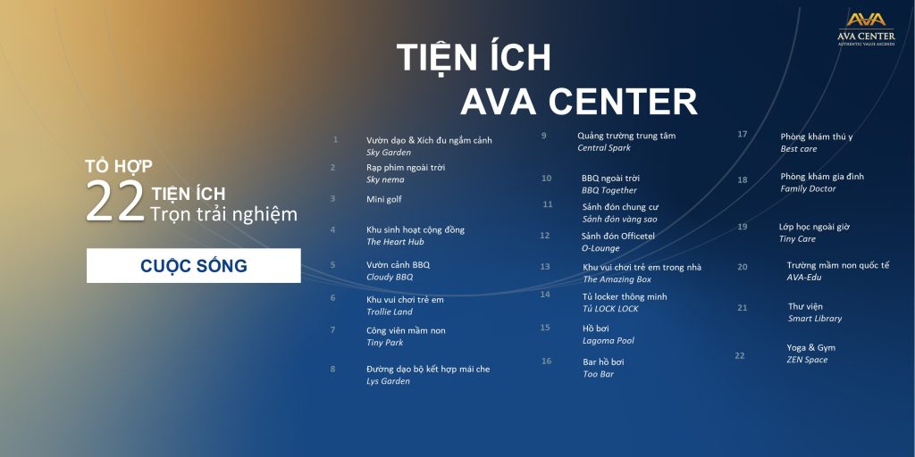 Tiện ích AVA Center